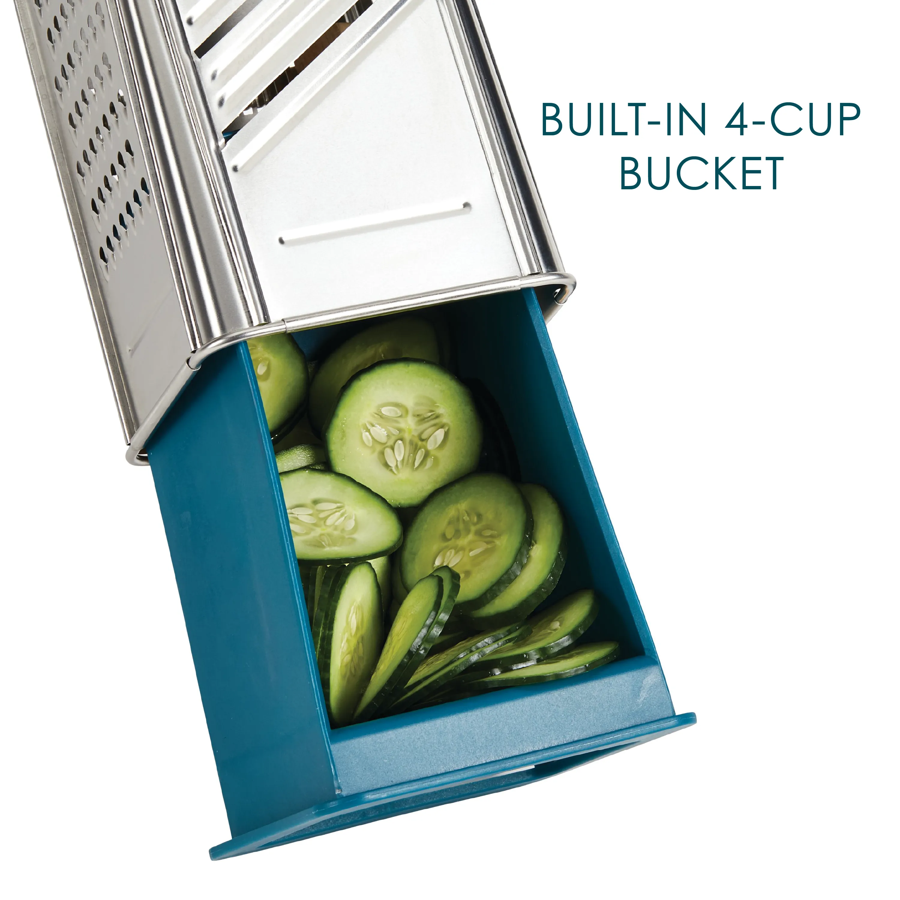 4 - Sided Box Grater with Storage Box