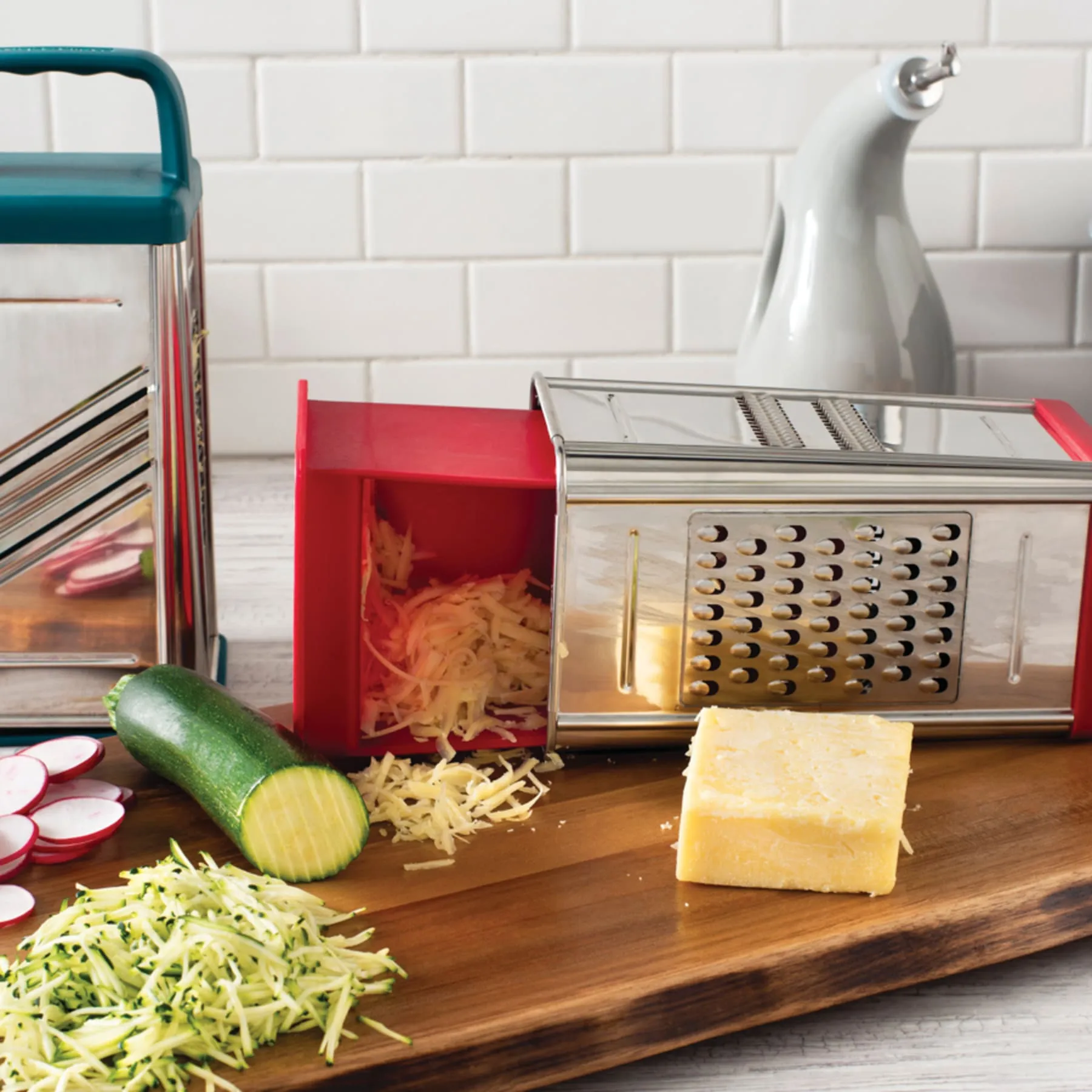 4 - Sided Box Grater with Storage Box
