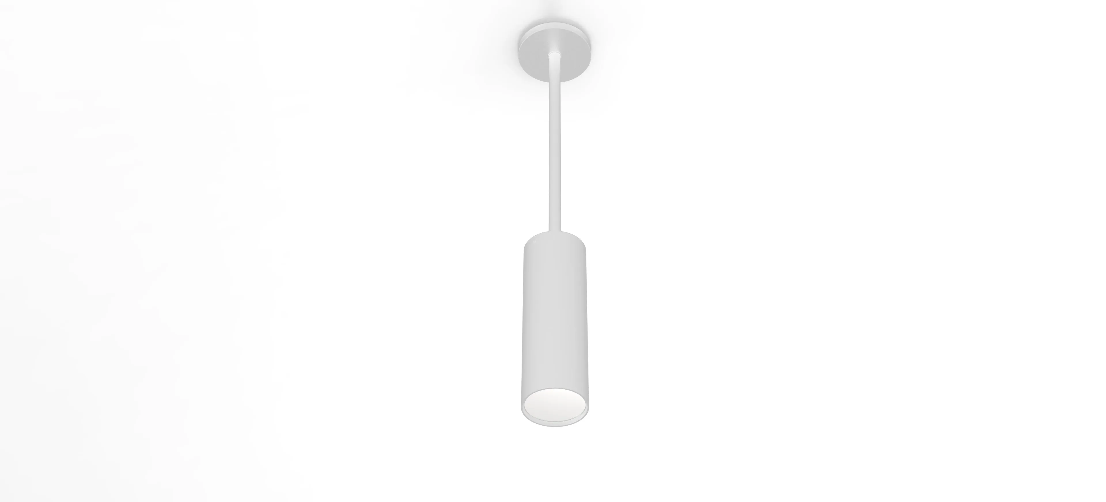 4" LED Architectural Cylinder Light Fixture, 1650 Lumens, 15W, CCT Selectable, 120-277V, White Finish