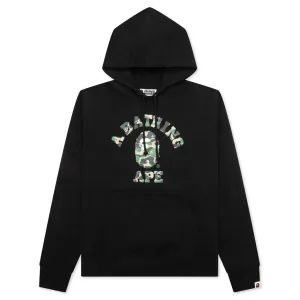 Abc Camo College Pullover Hoodie - Black