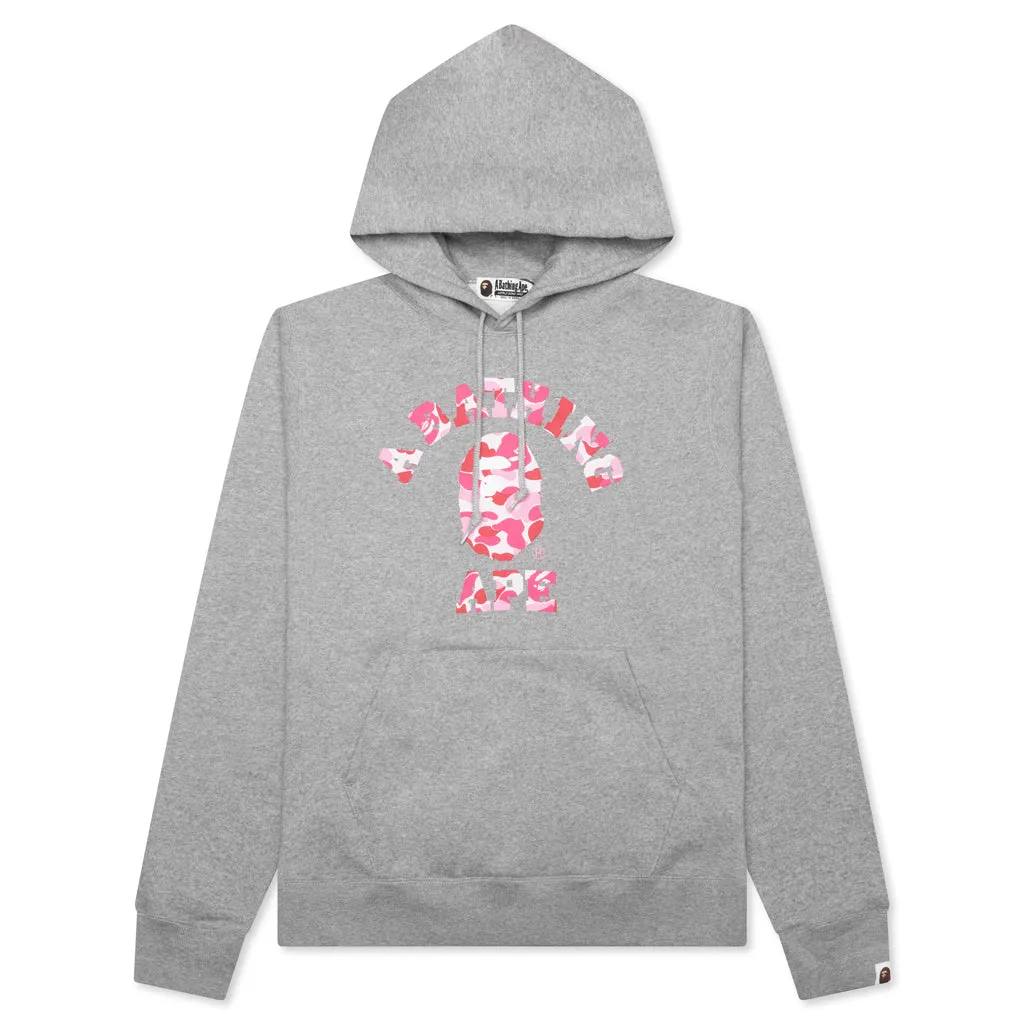Abc Camo College Pullover Hoodie - Gray