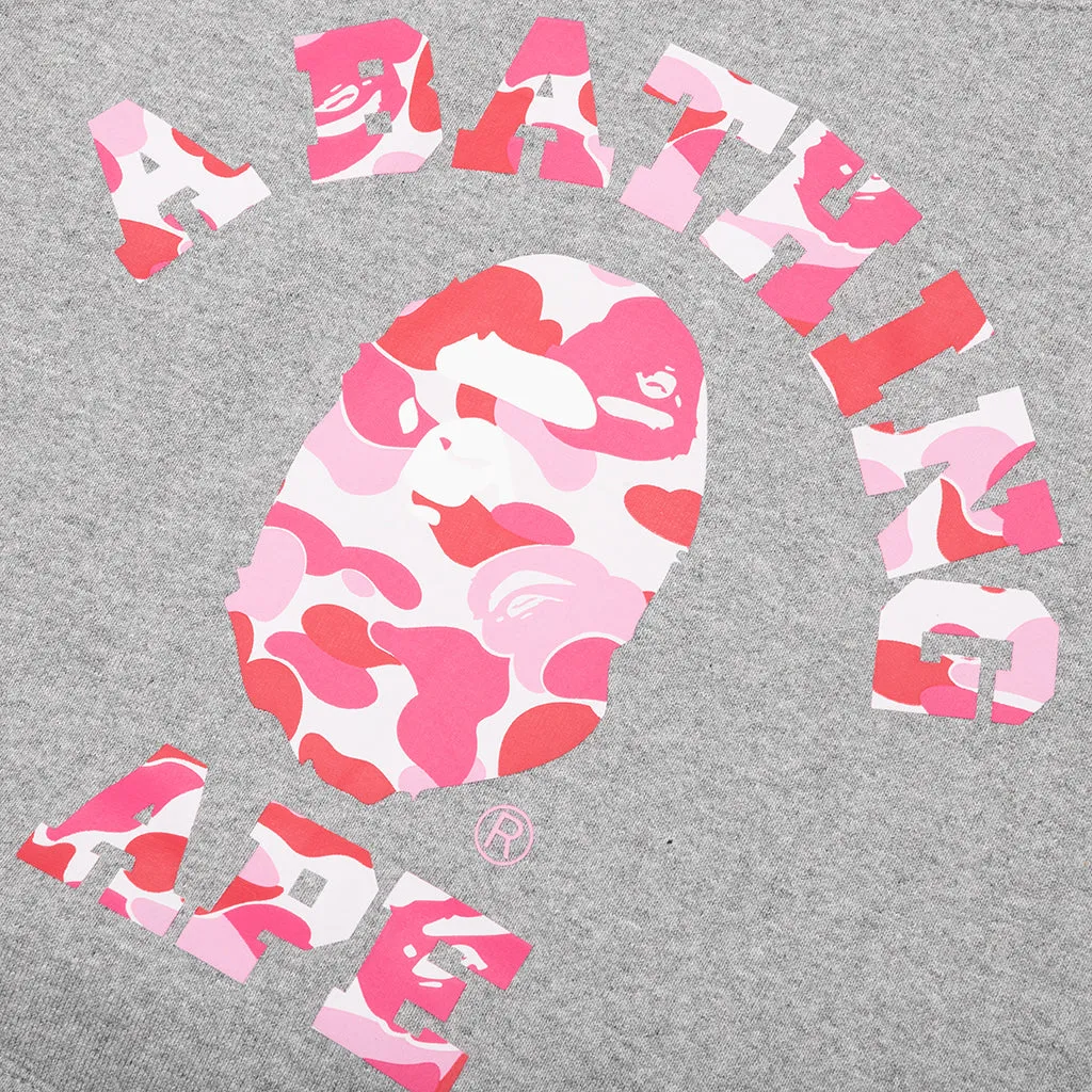 Abc Camo College Pullover Hoodie - Gray