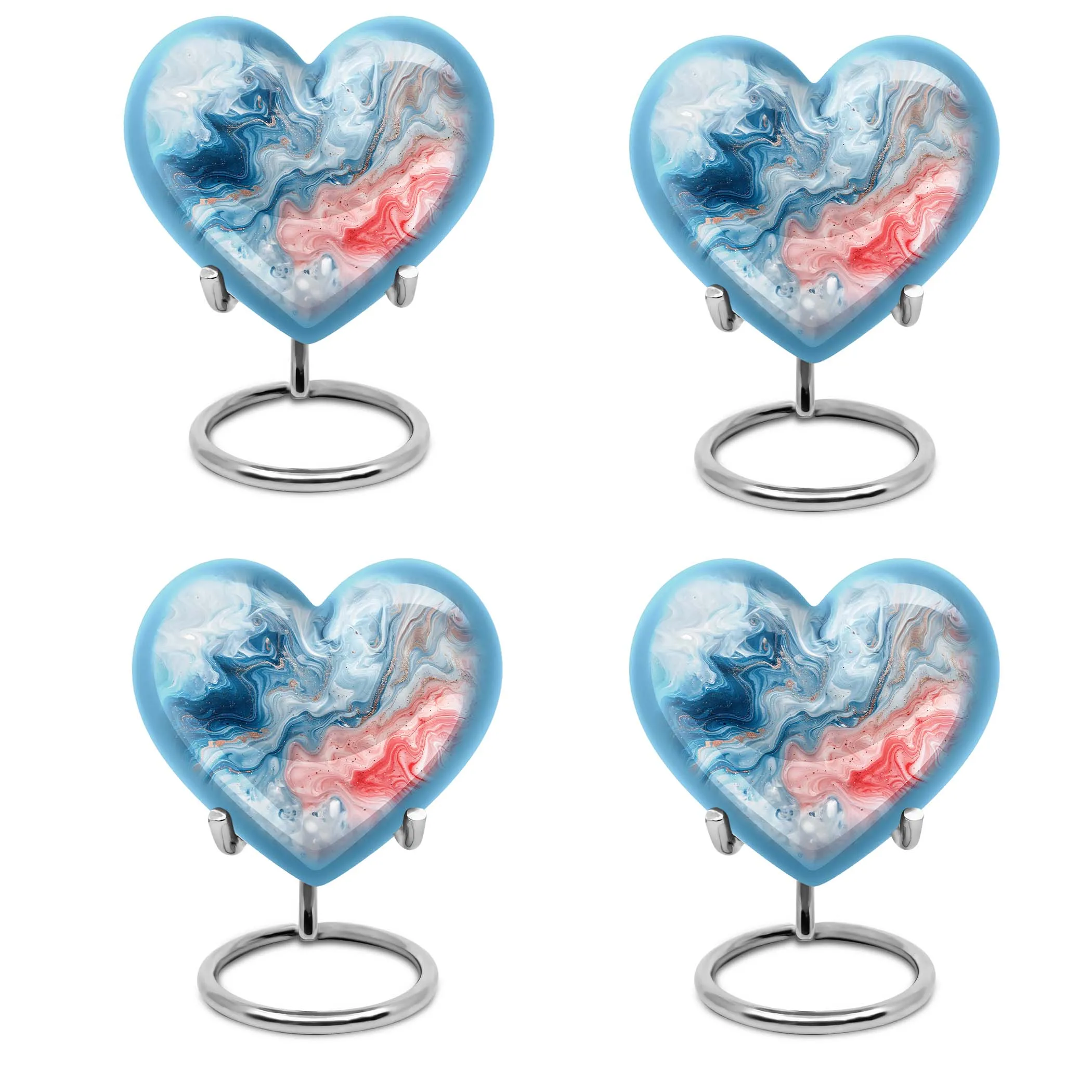 Abstract Heart: A Forever Memorial Urn for Cherishing Memories