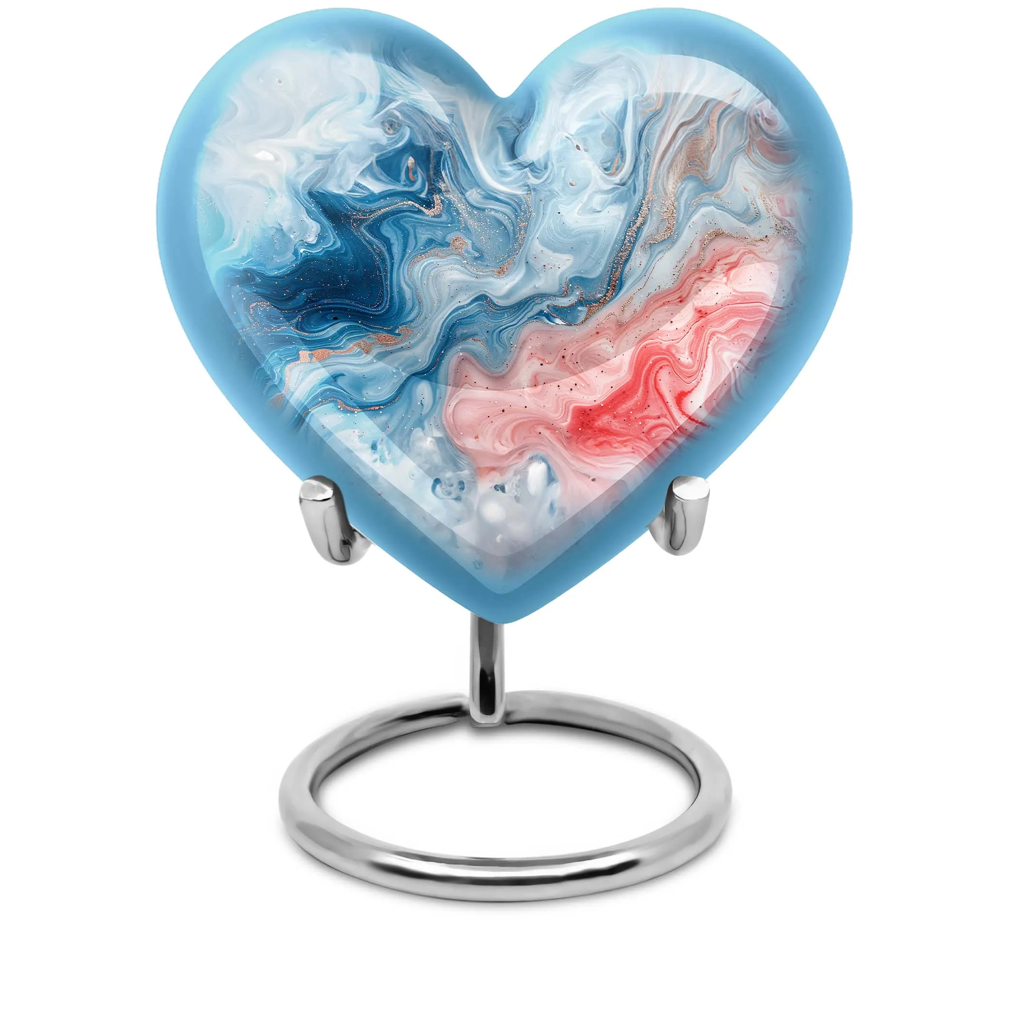 Abstract Heart: A Forever Memorial Urn for Cherishing Memories