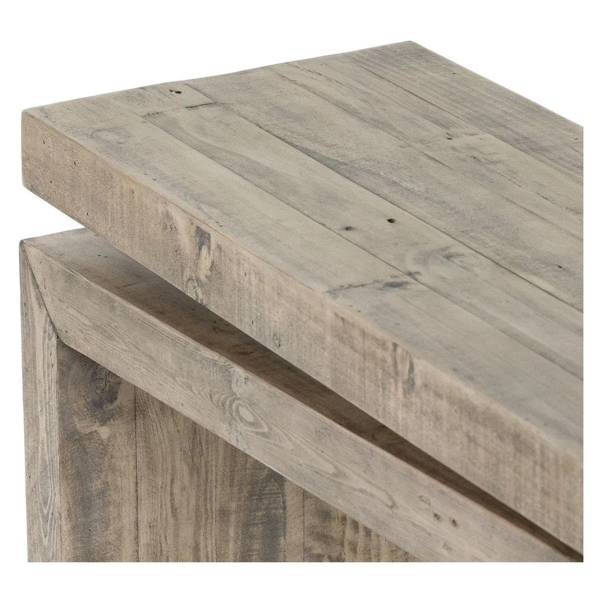 Alaric 79" Reclaimed Console Table - Weathered Wheat