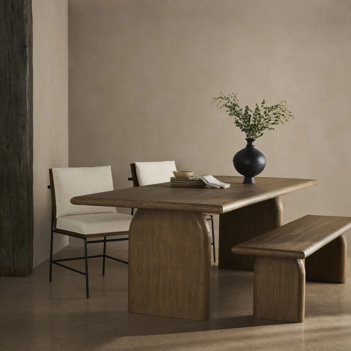 Amalfi Dining Table - Aged Drift Mindi
