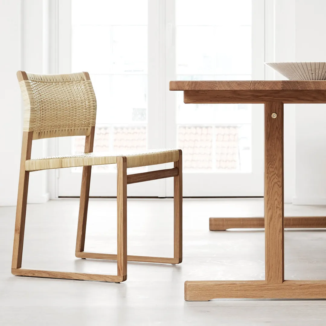 BM61 Chair - Natural Cane Wicker