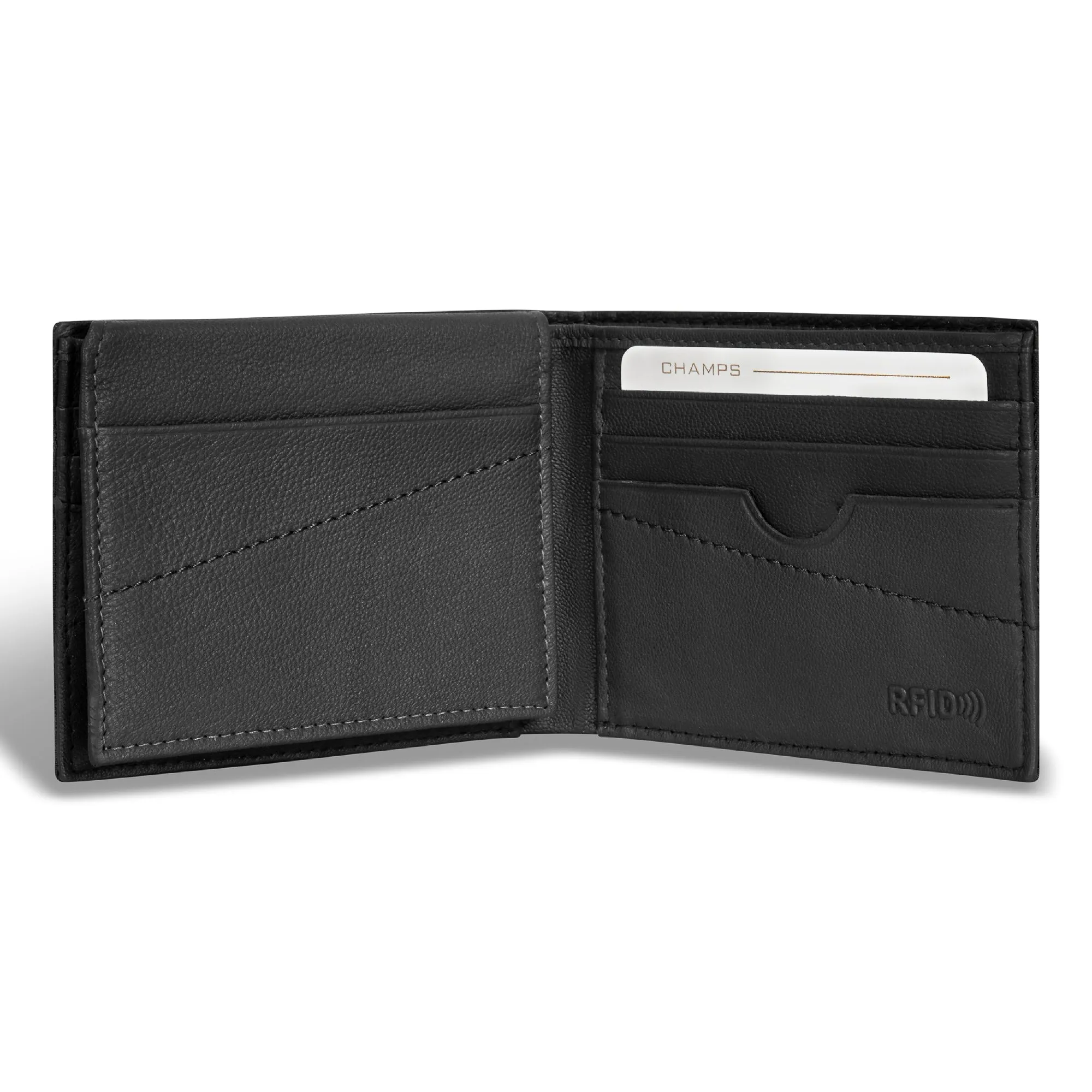 Camo / Leather Top Wing Wallet *Drop Ship*