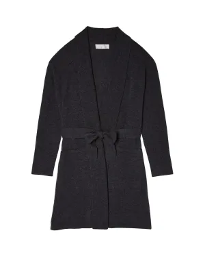 Cashmere Shawl Collar Short Robe