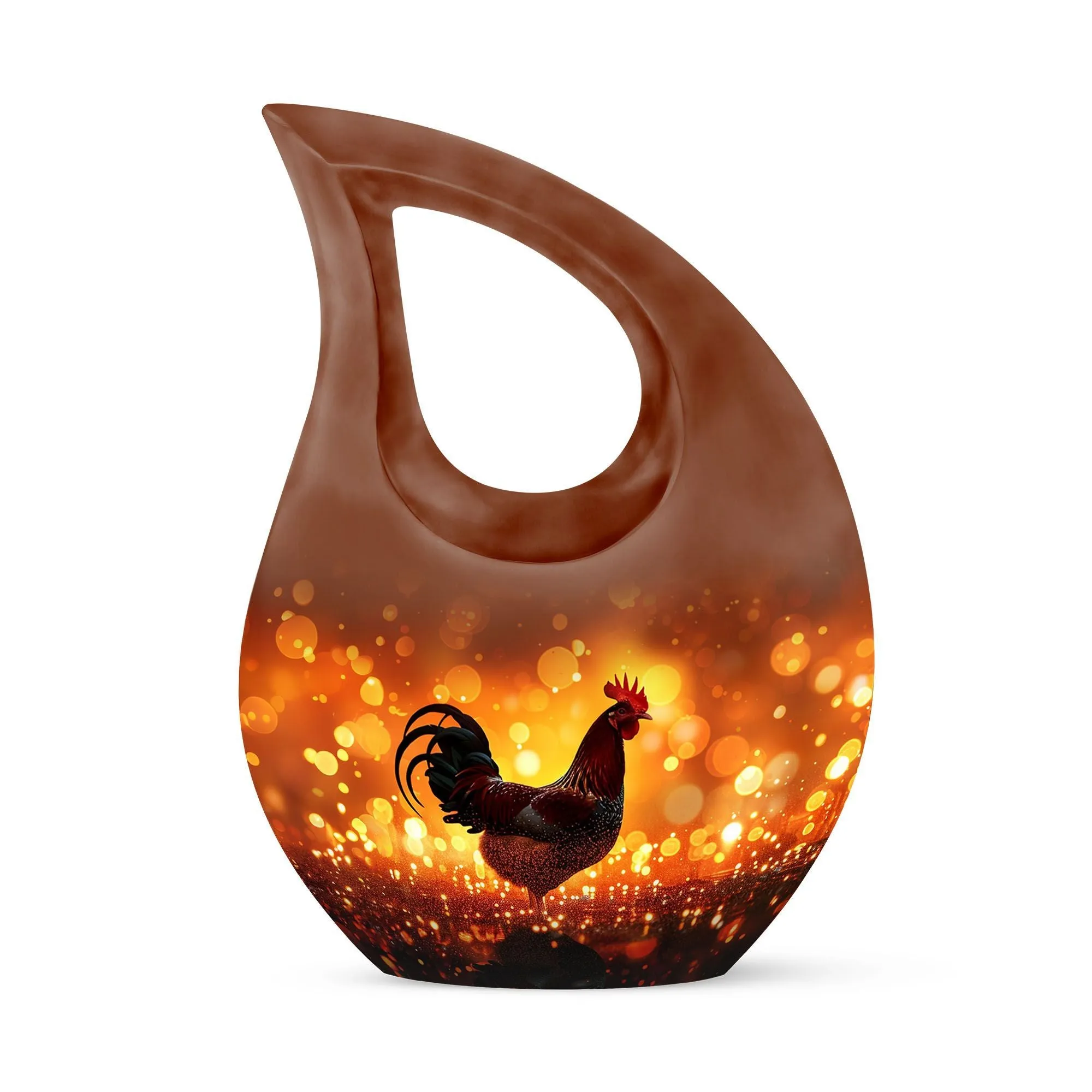 Cherished Chicken Urn remembrance small container to hold ashes