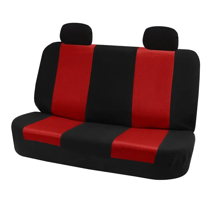 Classic Cloth Seat Covers - Full Set Red