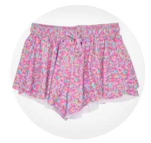 Confetti Stars Butterfly Flowy