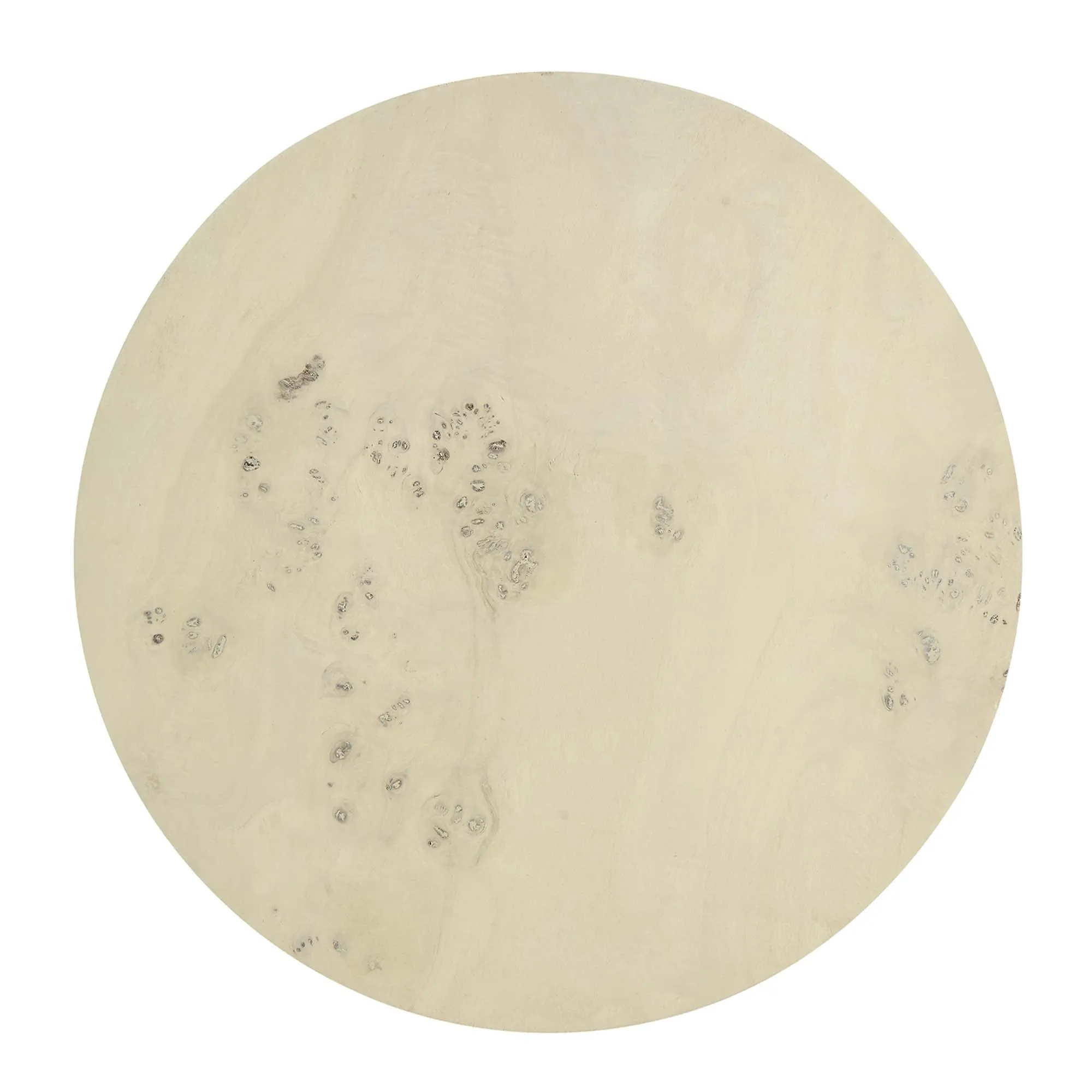 Cosmos 16" Round Burl Wood Side Table by Modway