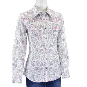 Cowboy Hardware Ladies Western Blouse Paisley 225562-021-W