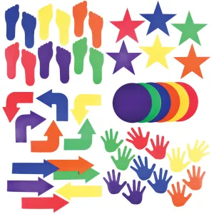 Create-A-Course Obstacle Markers | 48-Piece Durable Poly-Vinyl Set