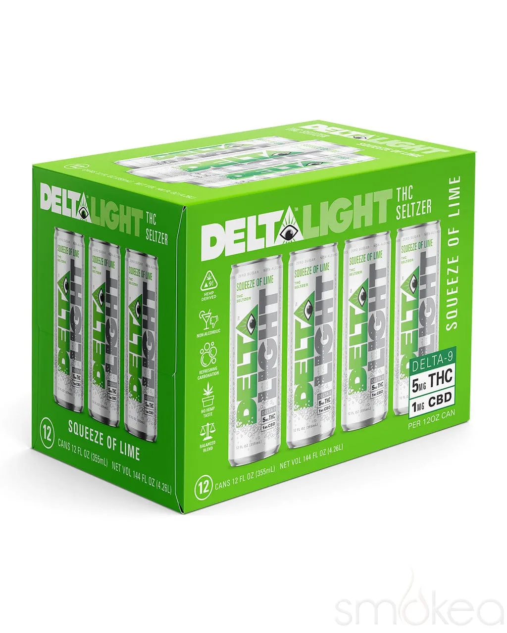 Delta Beverages Delta Light Cannabis Seltzer - Squeeze of Lime