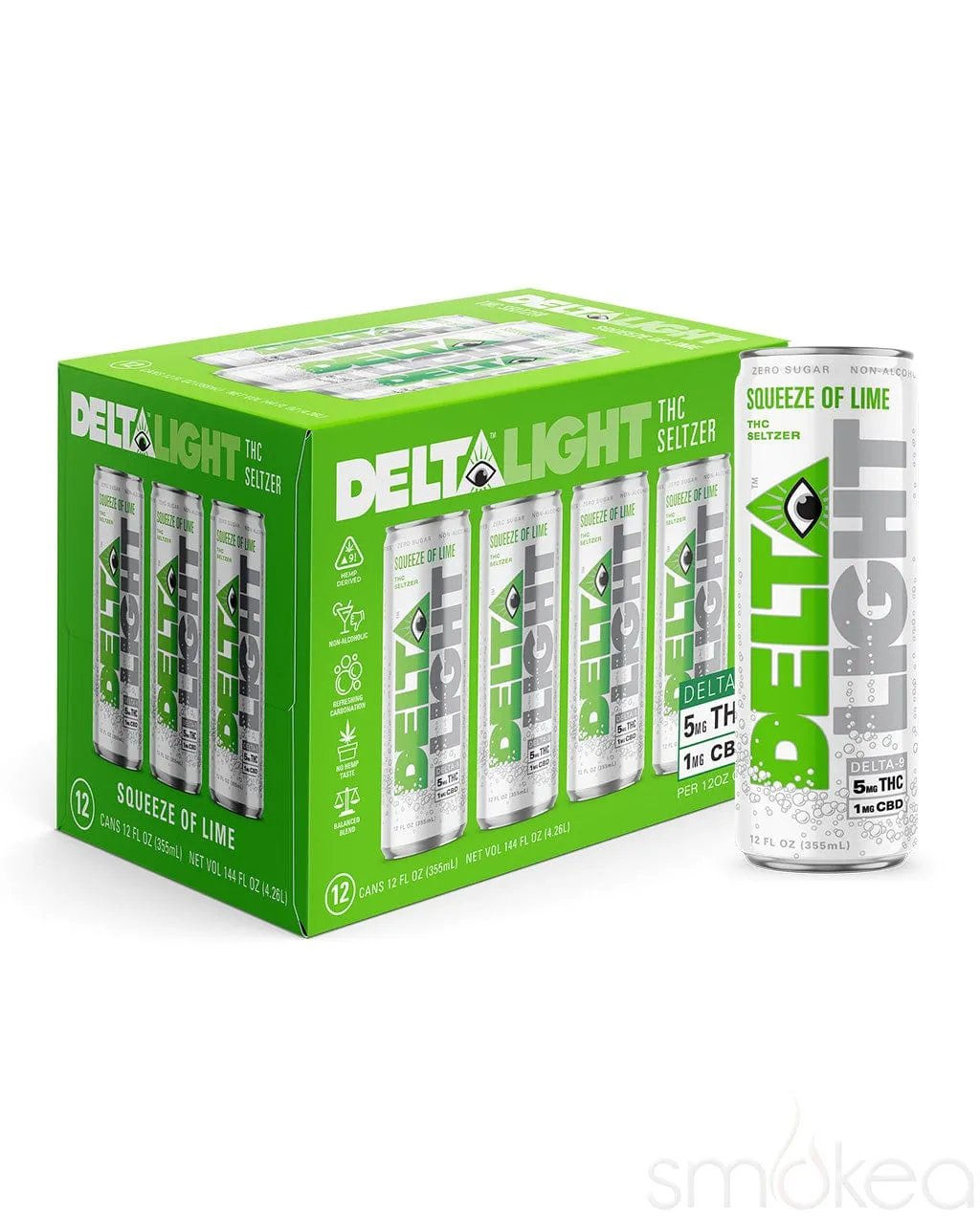 Delta Beverages Delta Light Cannabis Seltzer - Squeeze of Lime