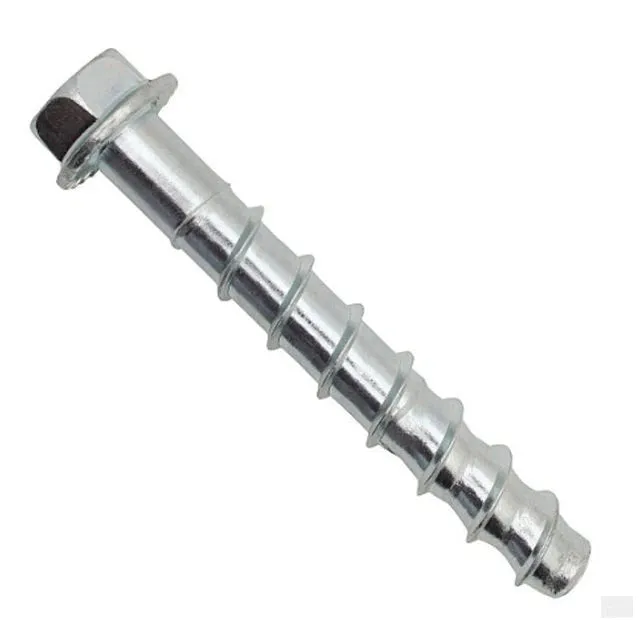 Dewalt 1/2" x 2-1/2" Screw-Bolt  Concrete Screw Anchor, Hex Washer Head, Zinc, #PFM1411360 (50/Pkg.)