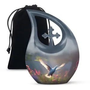 Dove Bird Harmony: Exquisite Memorial Urn for Lasting Peace