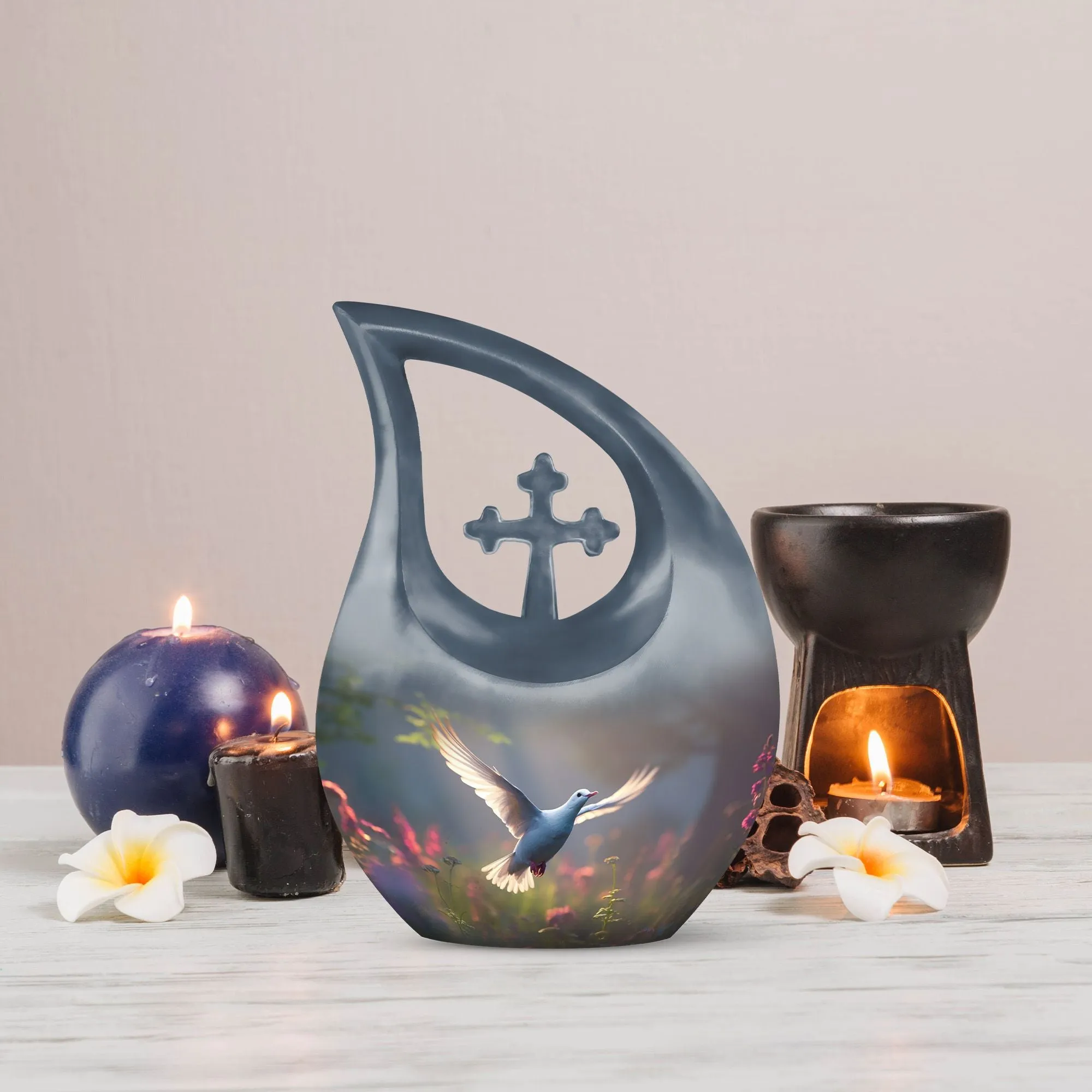 Dove Bird Harmony: Exquisite Memorial Urn for Lasting Peace