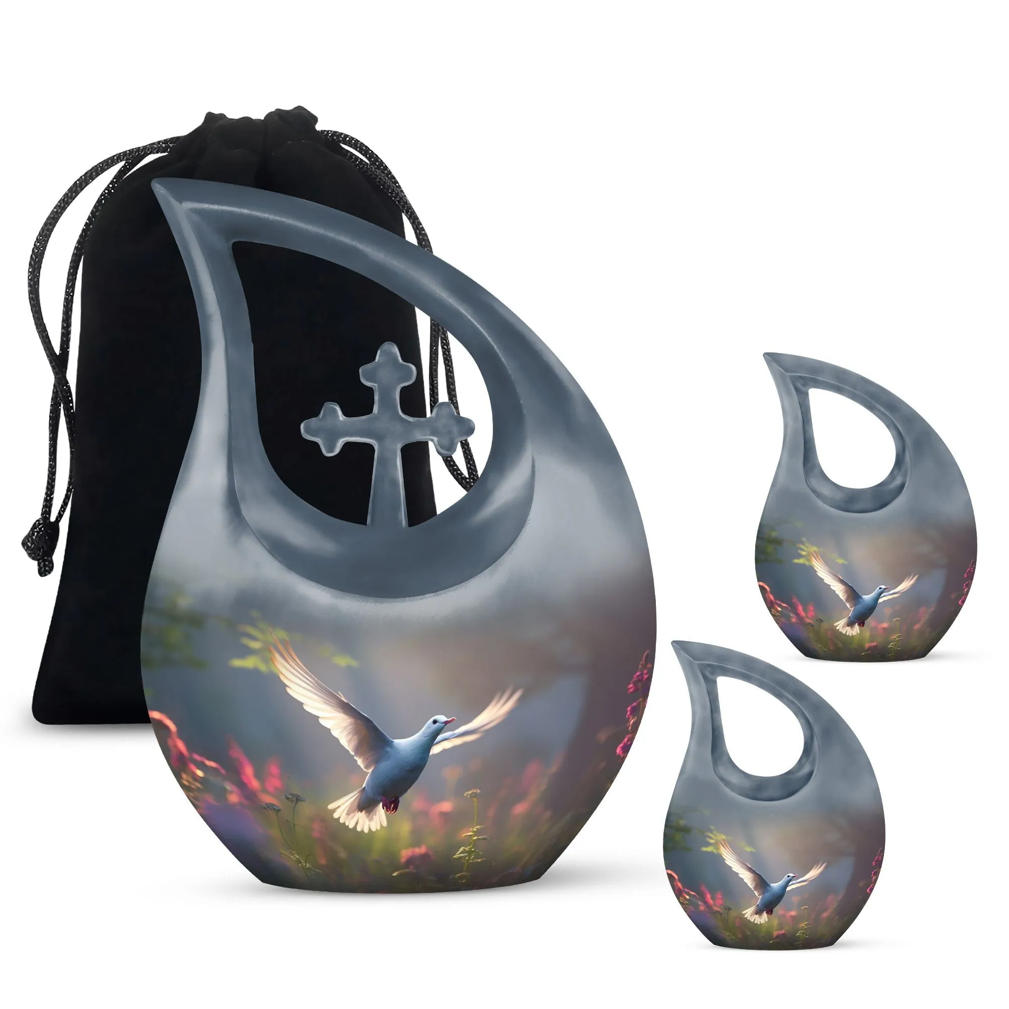 Dove Bird Harmony: Exquisite Memorial Urn for Lasting Peace