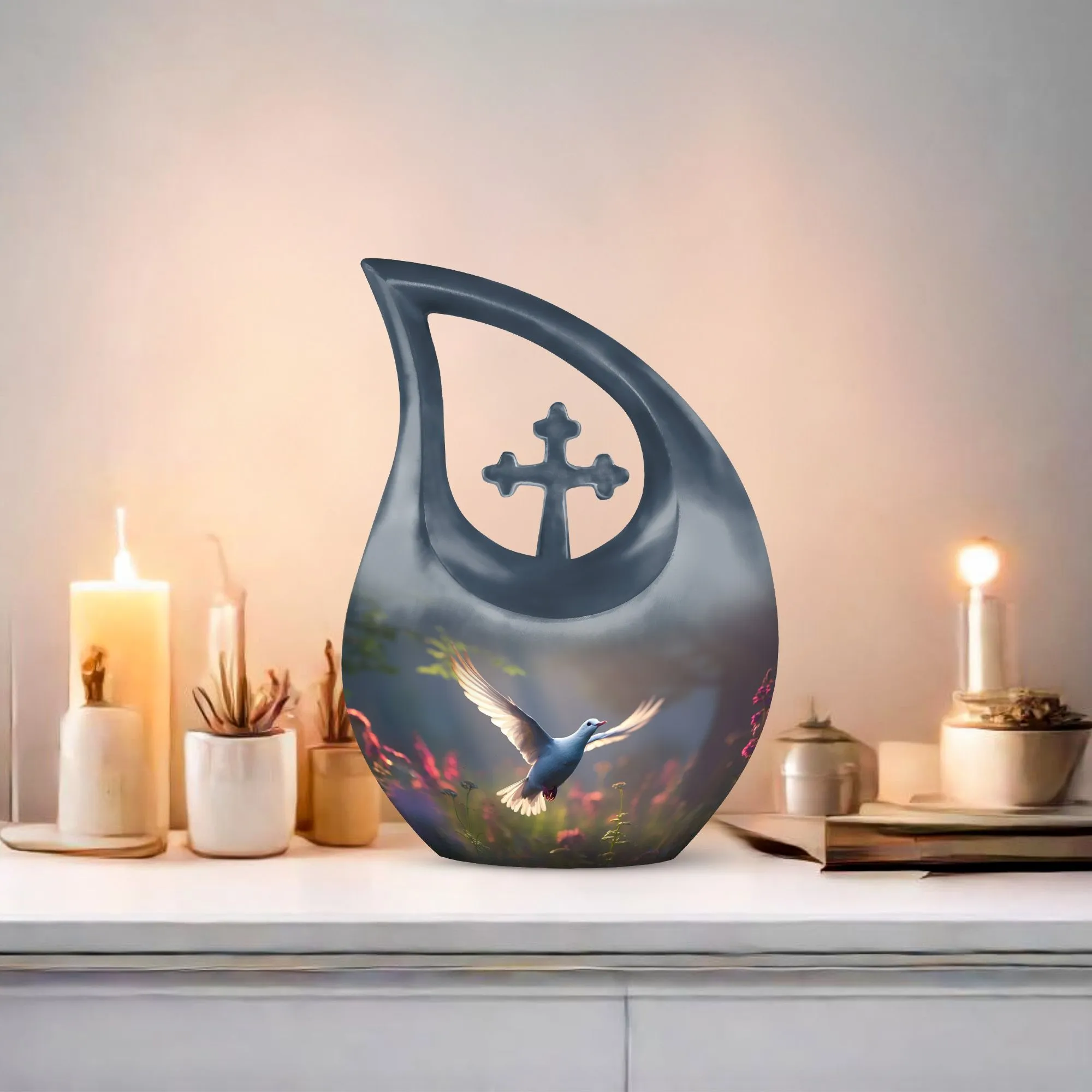Dove Bird Harmony: Exquisite Memorial Urn for Lasting Peace