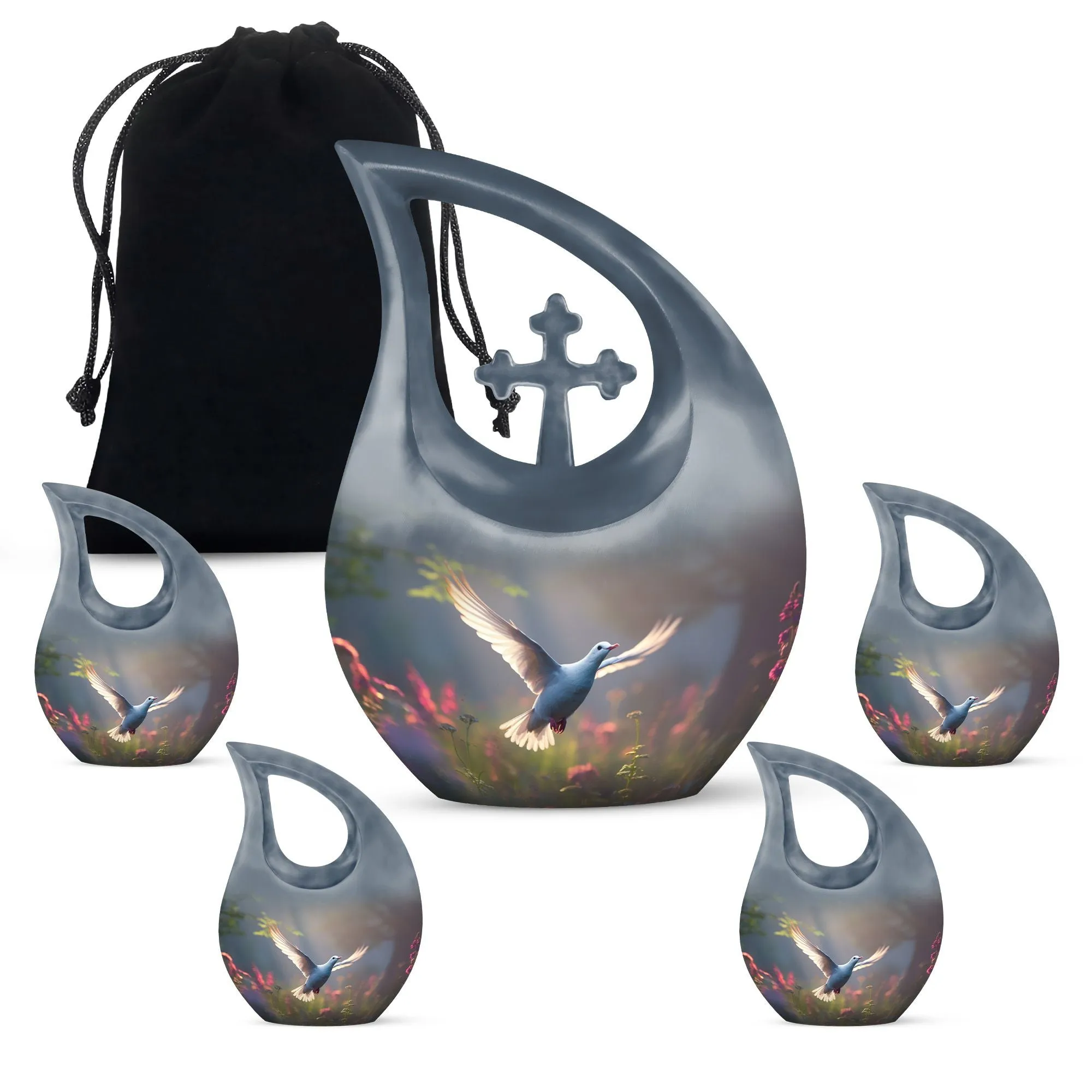 Dove Bird Harmony: Exquisite Memorial Urn for Lasting Peace