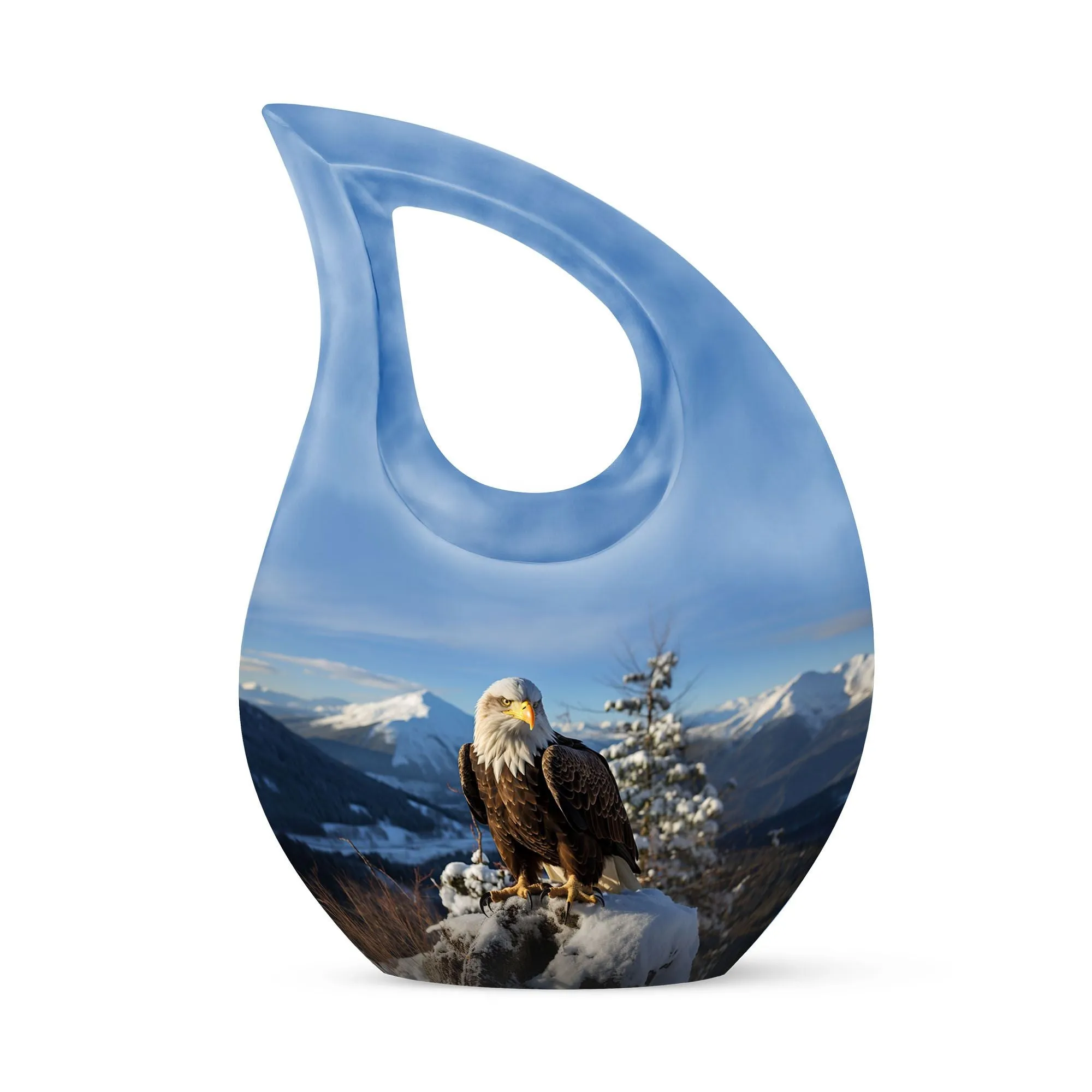 Eagle Keepsake Cross-Drop Extra Large Memorial Urn simple urn
