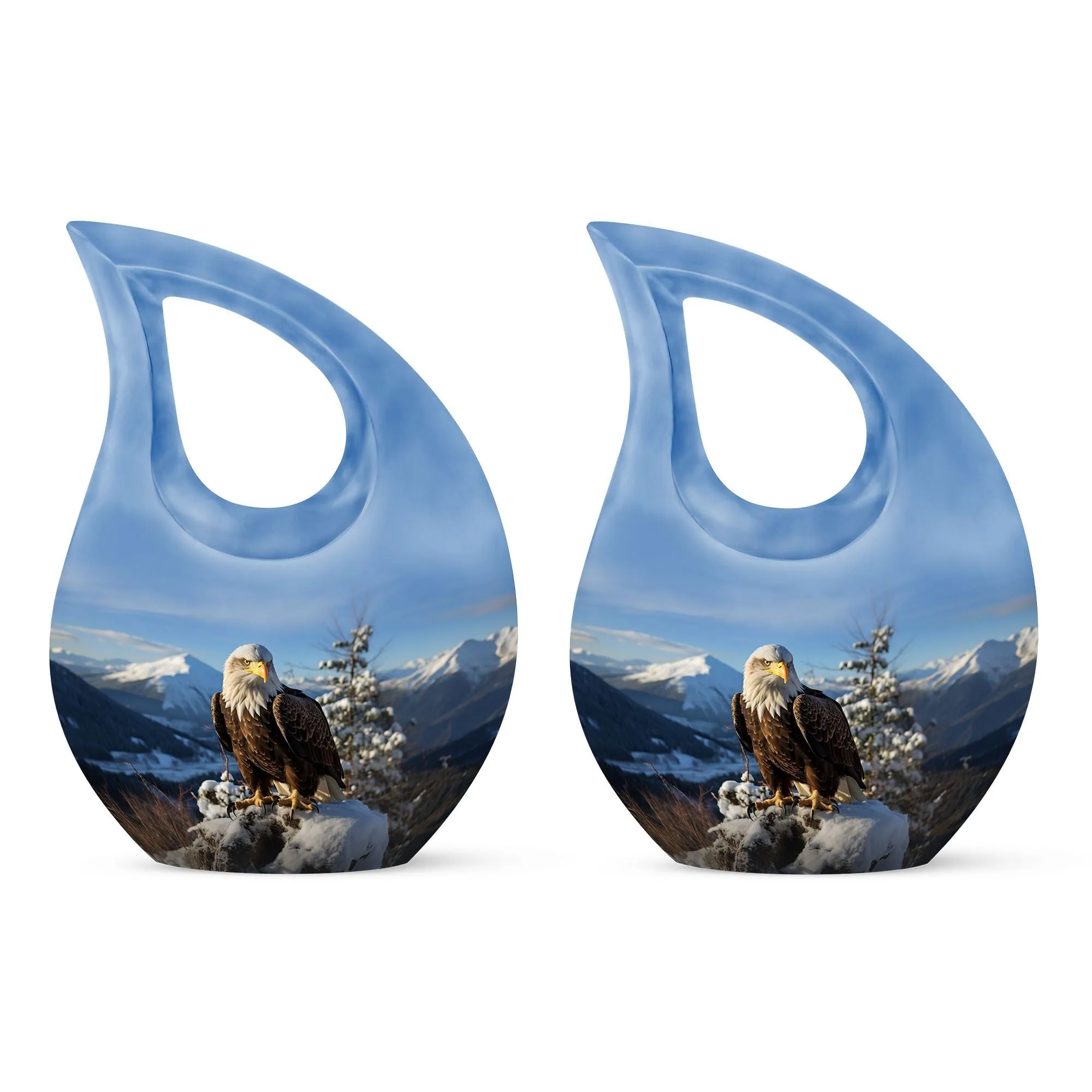 Eagle Keepsake Cross-Drop Extra Large Memorial Urn simple urn