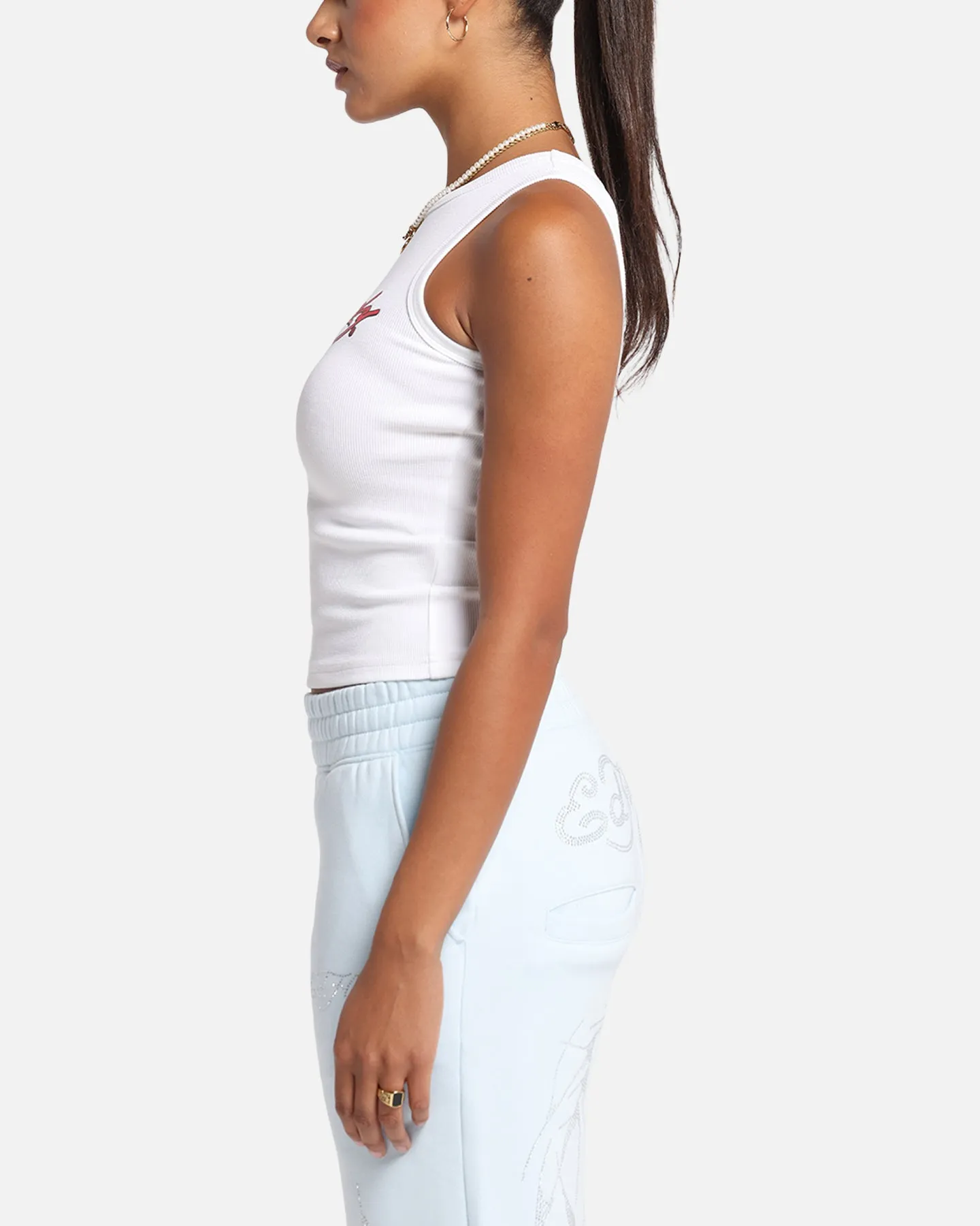 Ed Hardy Women's Tried And True Tank White