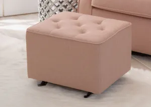 Emma Diamond Tufted Nursery Gliding Ottoman