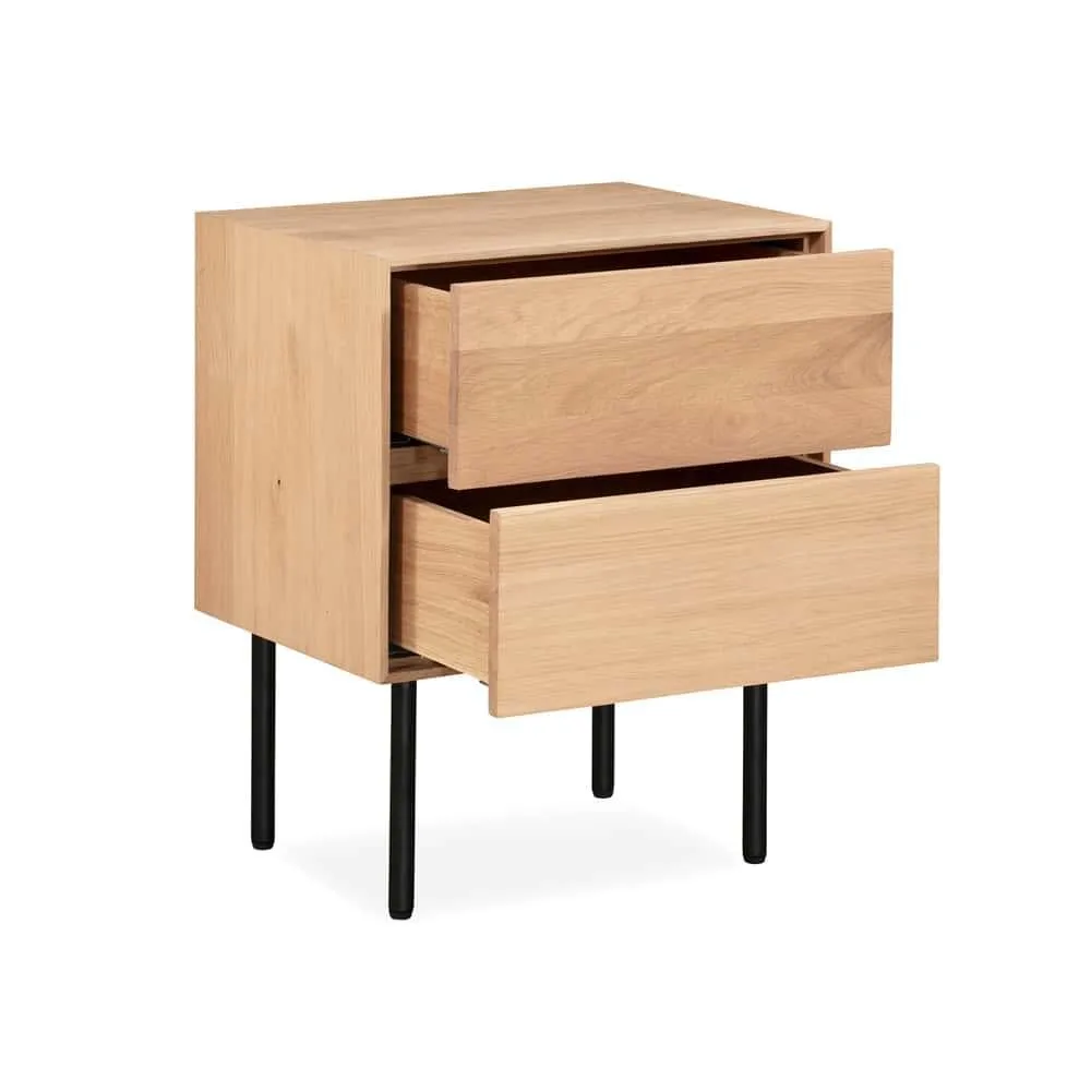 Essence Bedside Table - Oak