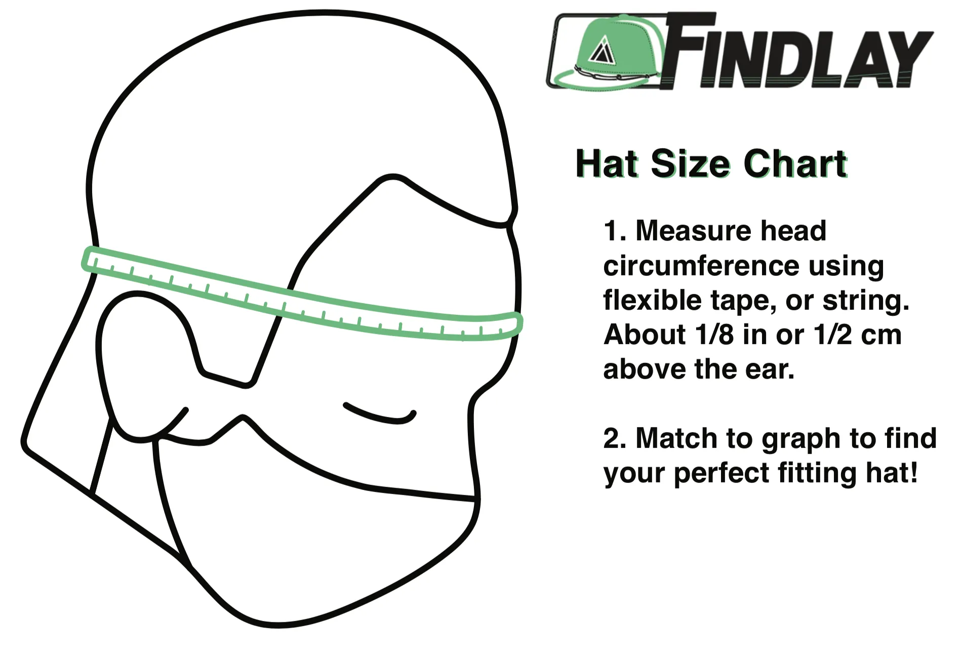 Fitted Mystery Hat - Small- Large Sizes