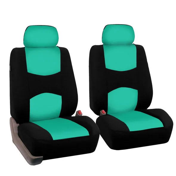 Flat Cloth Seat Covers - Full Set Mint
