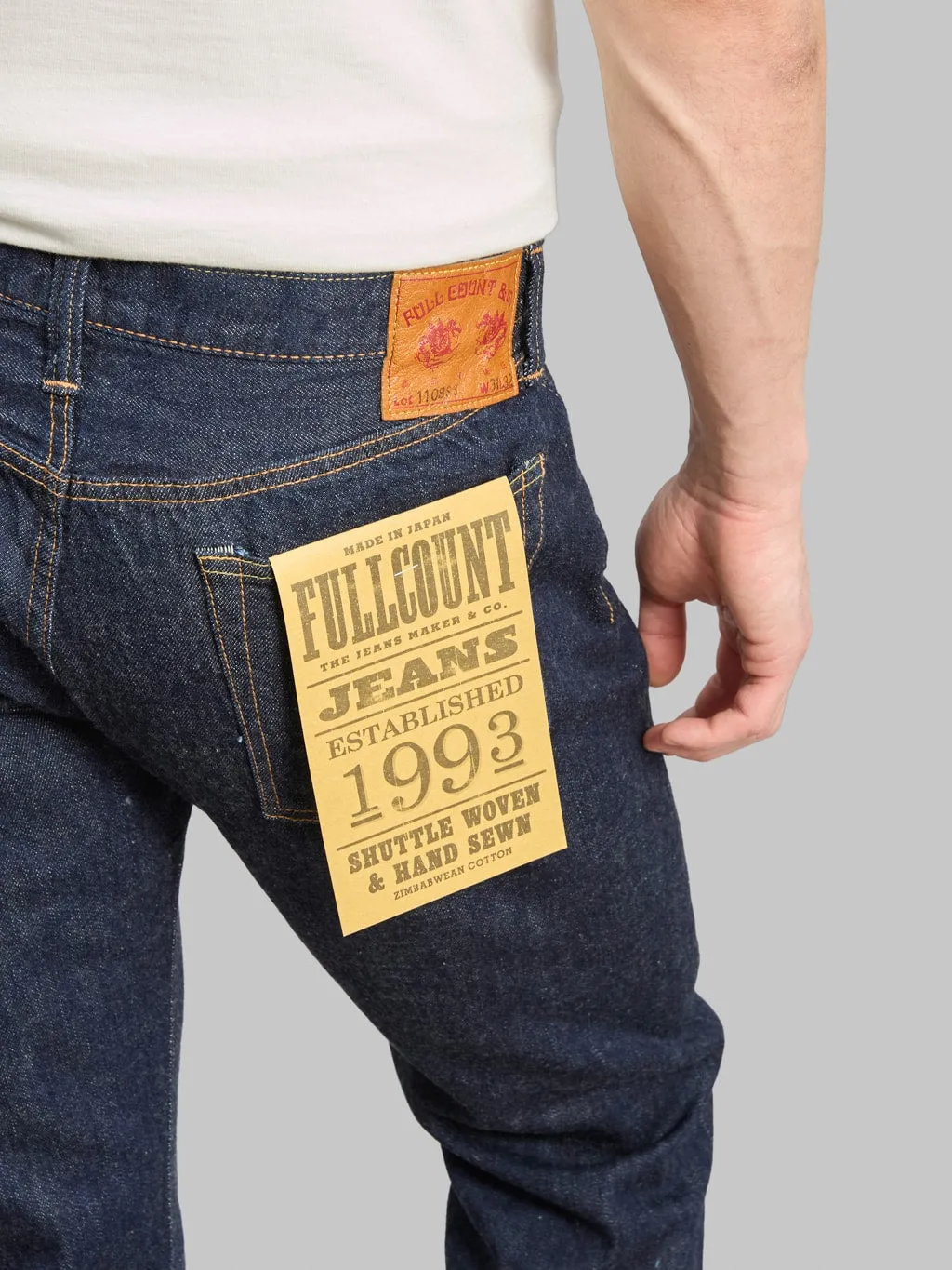 Fullcount 1108SSW 11.5oz Slim Straight Jeans (Super Smooth)