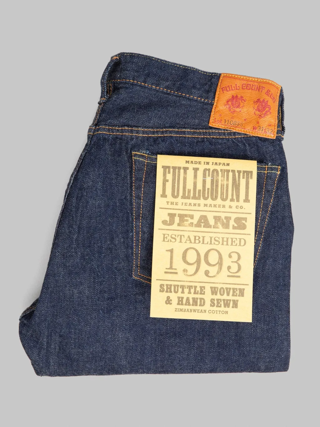 Fullcount 1108SSW 11.5oz Slim Straight Jeans (Super Smooth)