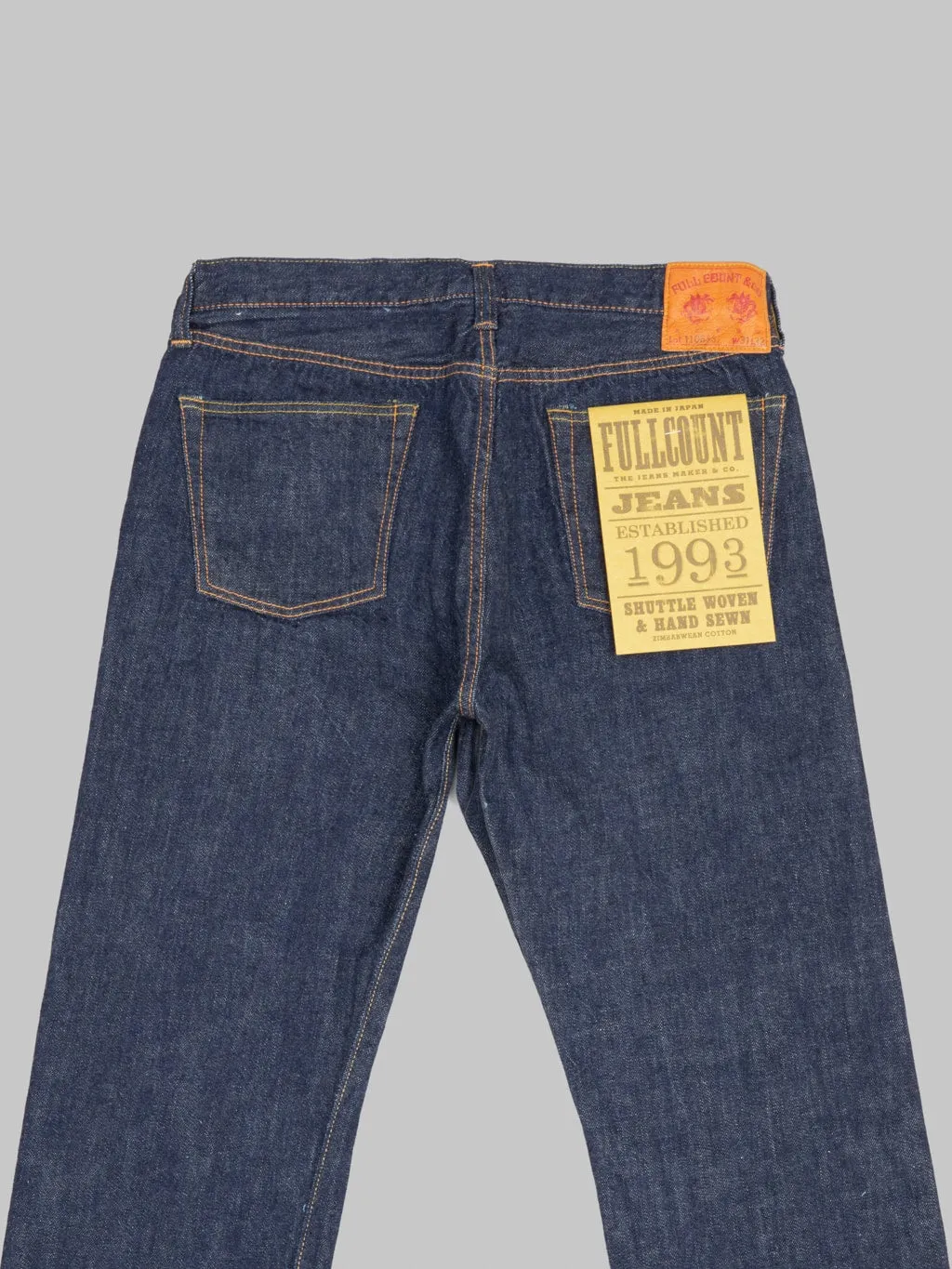 Fullcount 1108SSW 11.5oz Slim Straight Jeans (Super Smooth)