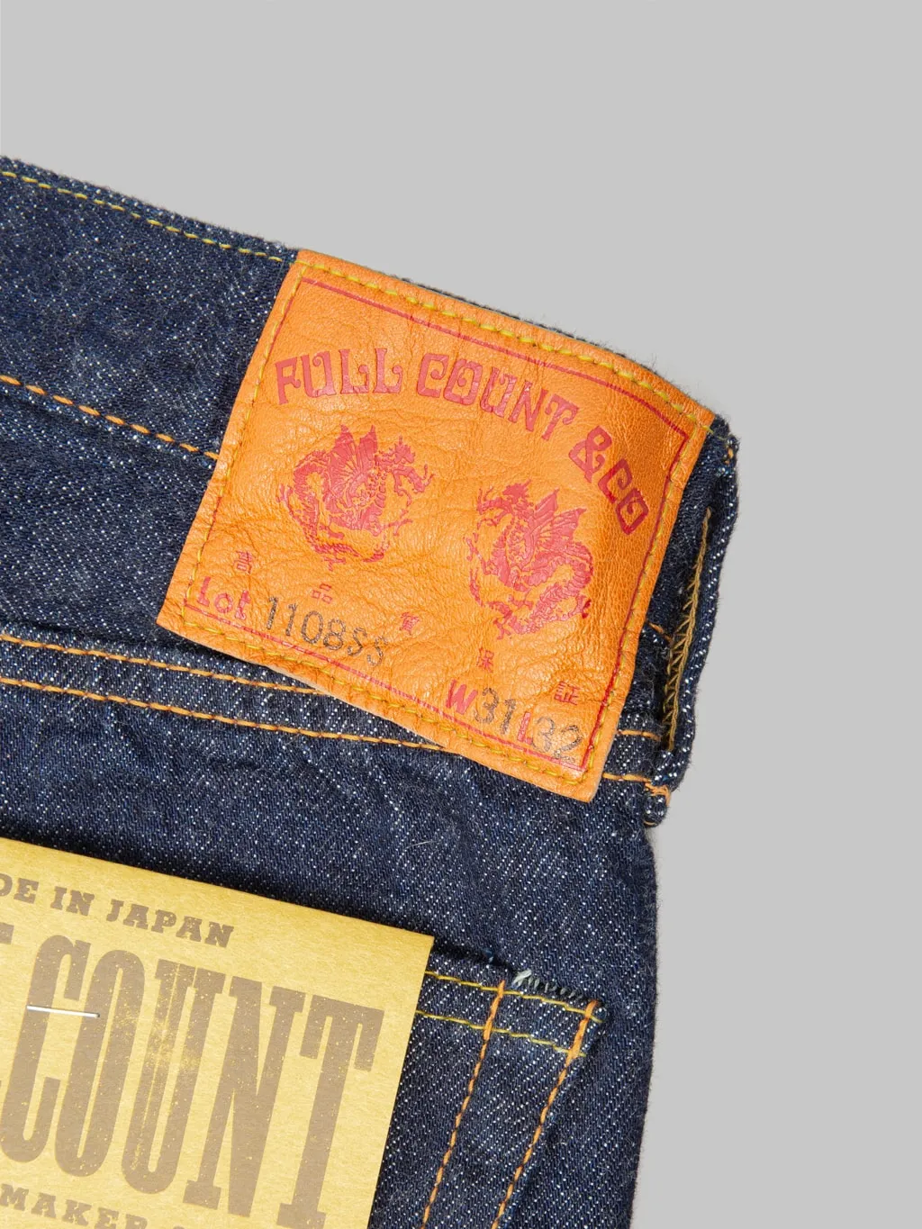 Fullcount 1108SSW 11.5oz Slim Straight Jeans (Super Smooth)