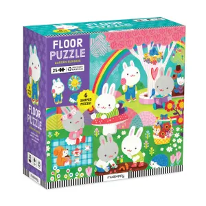Garden Bunnies 25 Piece Floor Puzzle