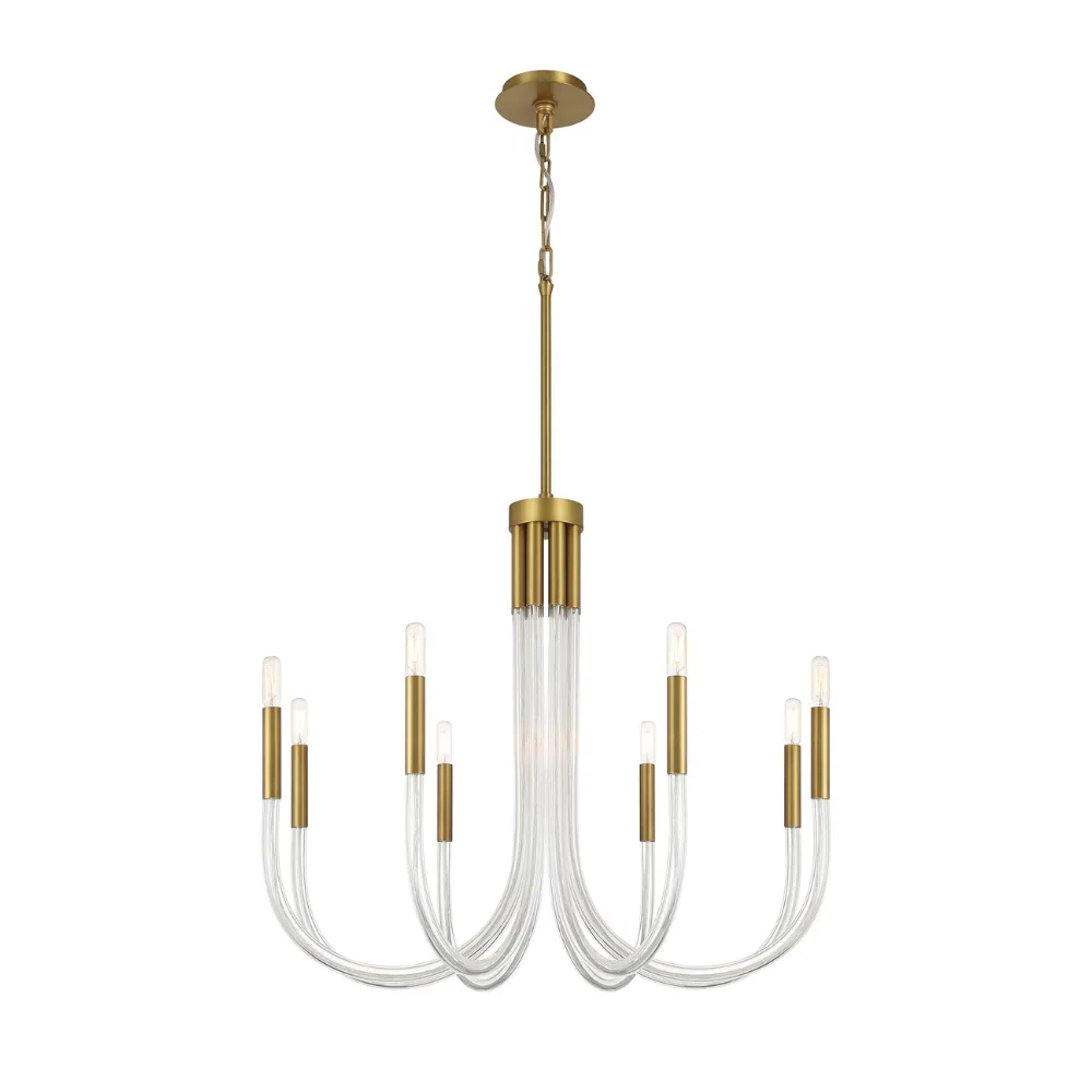 Grace Chandelier - Aged Brass