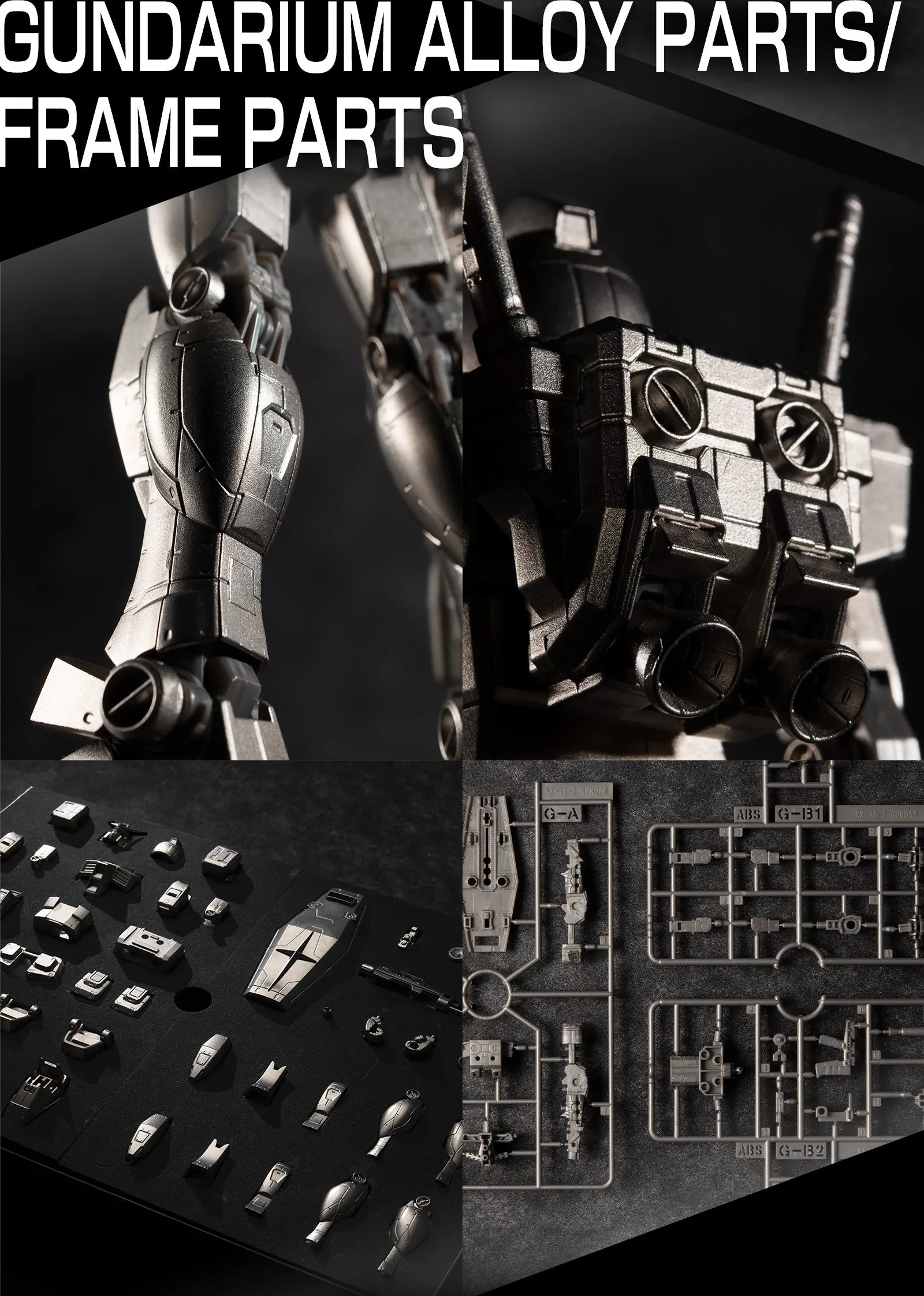 Gundam 1/144 Gundarium Alloy RX-78-2 Gundam Alloy Model Kit Limited Edition Exclusive RARE