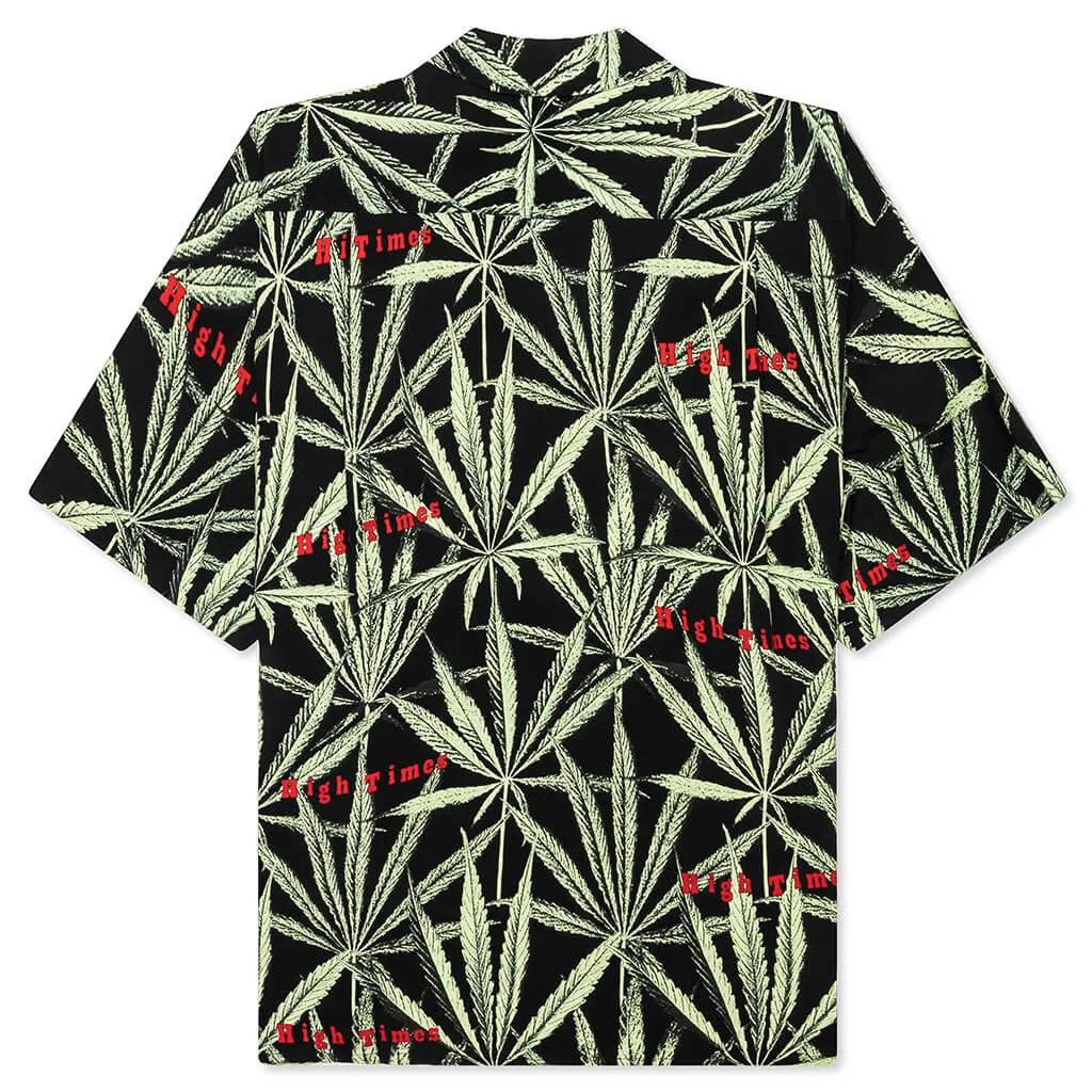 High Times S/S Hawaiian Shirt Type-1 - Black