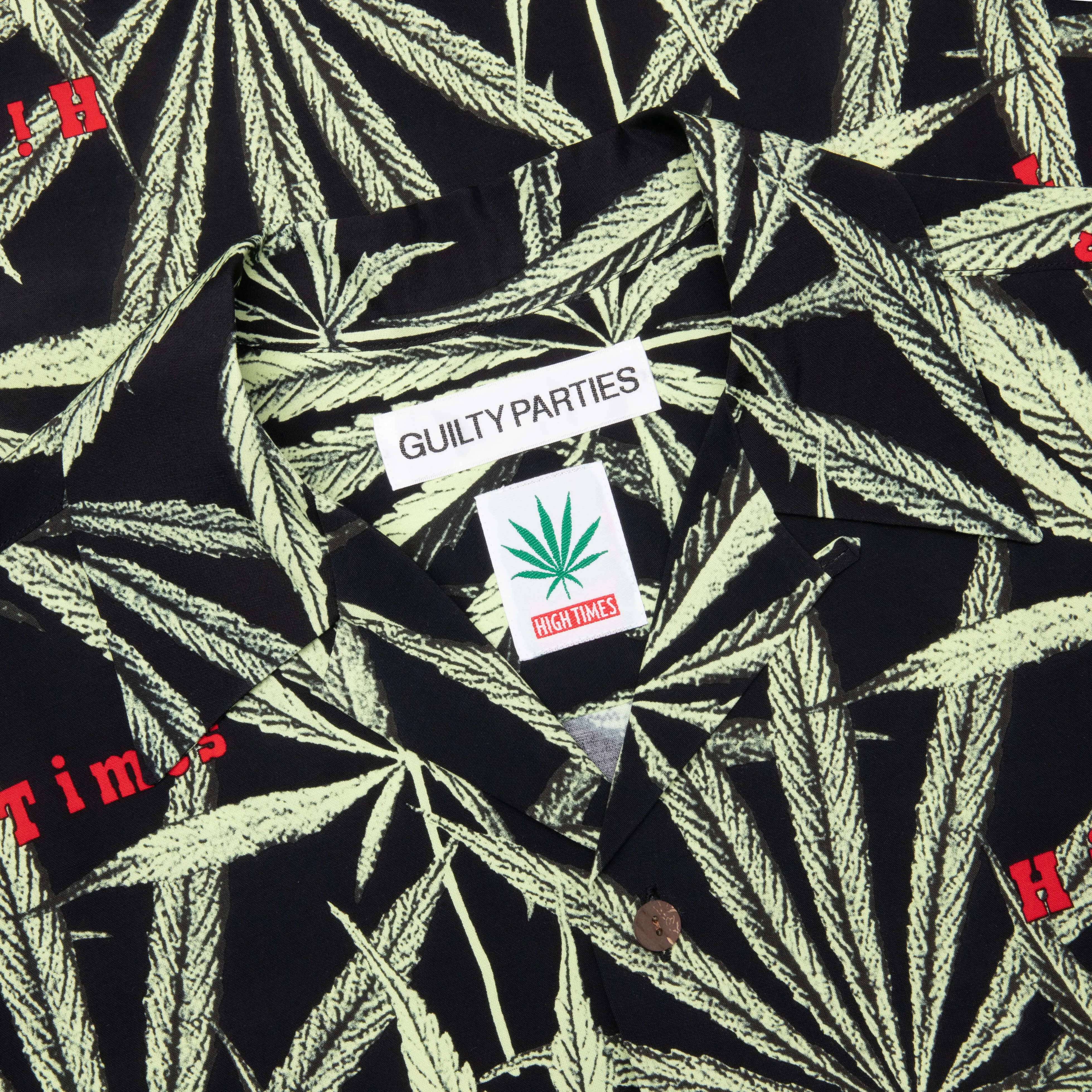 High Times S/S Hawaiian Shirt Type-1 - Black