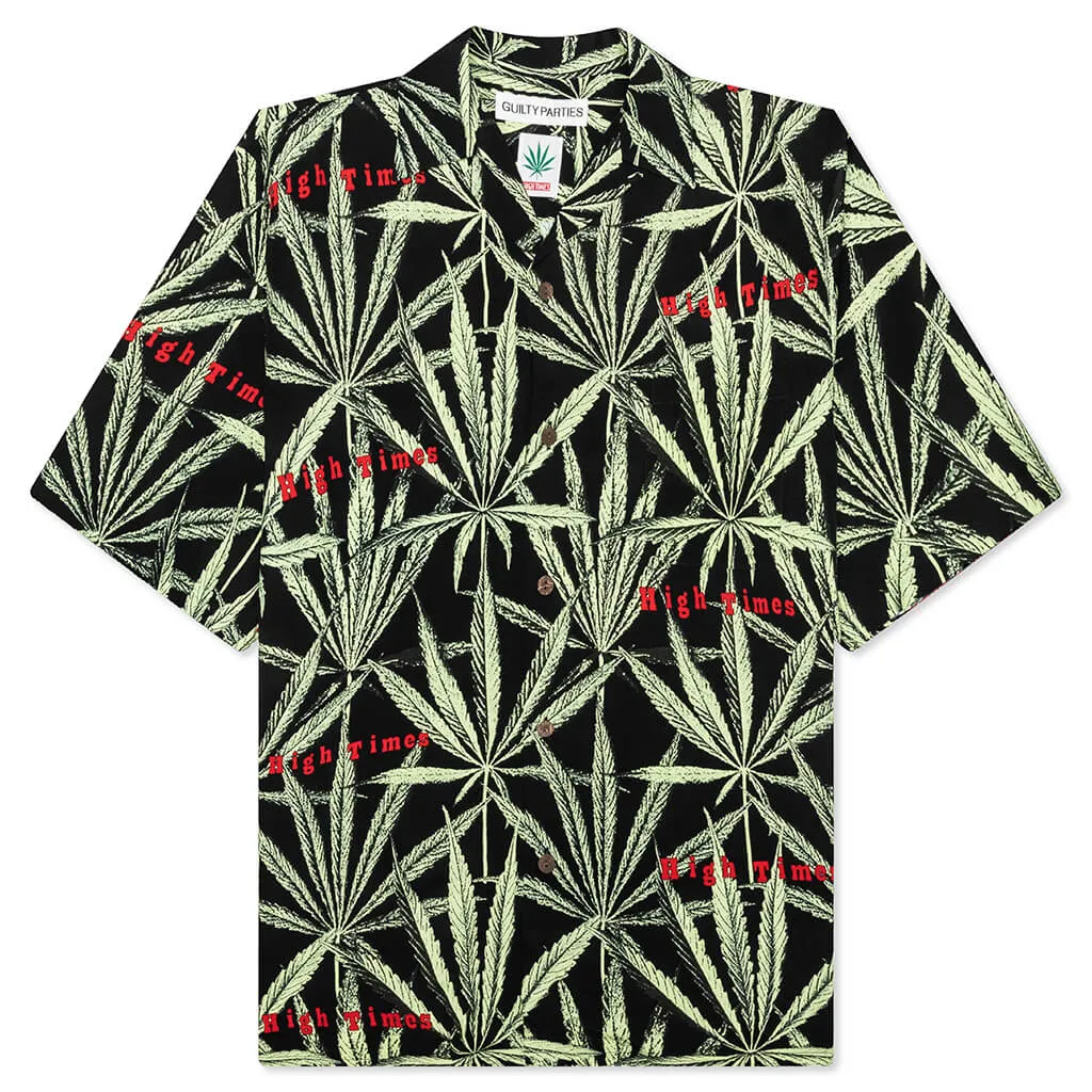 High Times S/S Hawaiian Shirt Type-1 - Black
