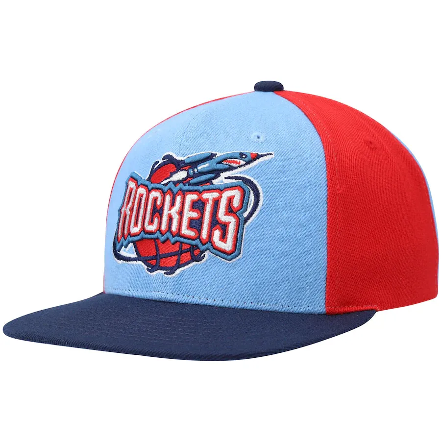 Houston Rockets NBA On The Block Mitchell & Ness Snapback Hat