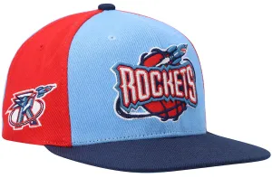 Houston Rockets NBA On The Block Mitchell & Ness Snapback Hat