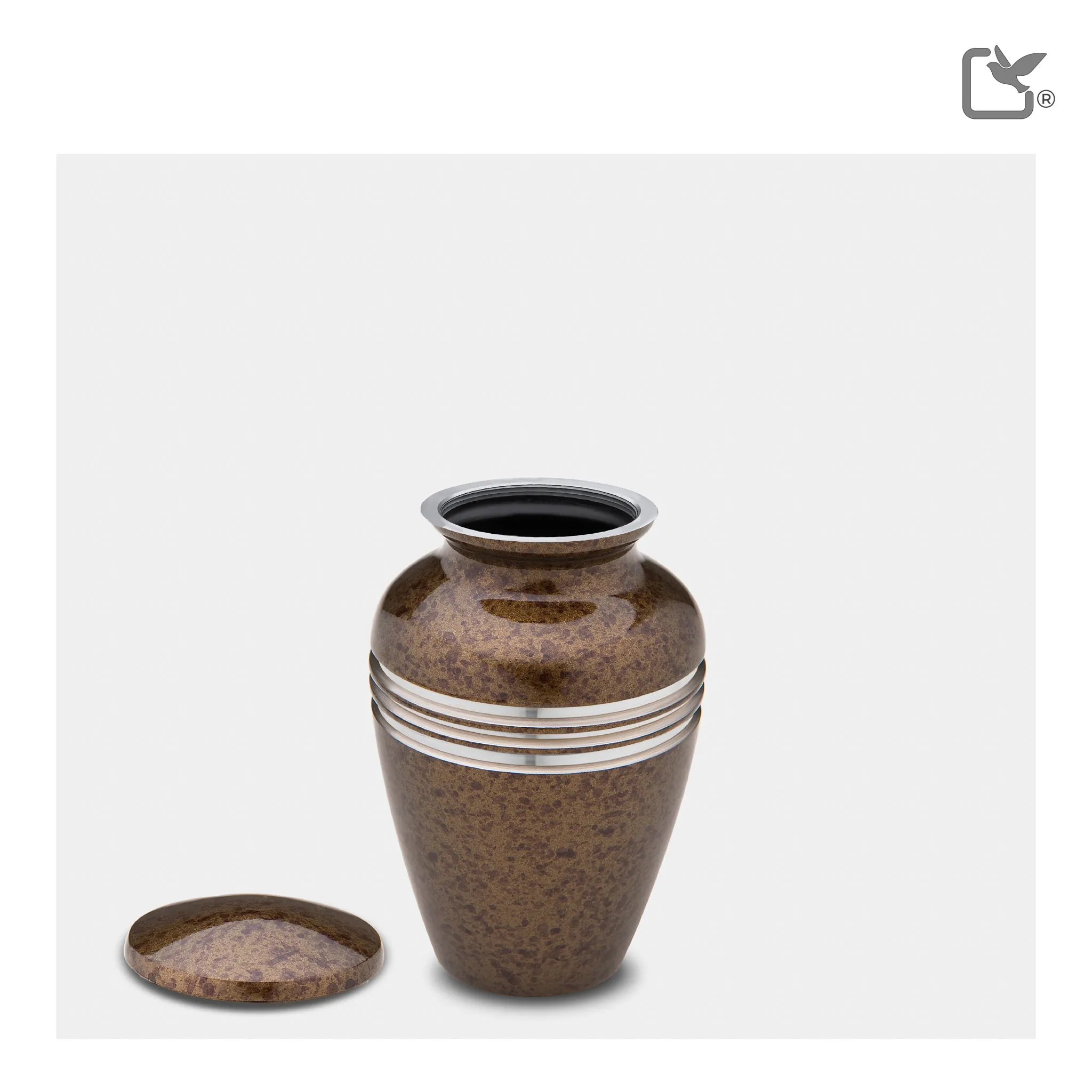 Keepsake Speckled Auburn Cremation Urn - COMFORT by LoveUrns