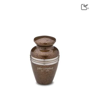 Keepsake Speckled Auburn Cremation Urn - COMFORT by LoveUrns