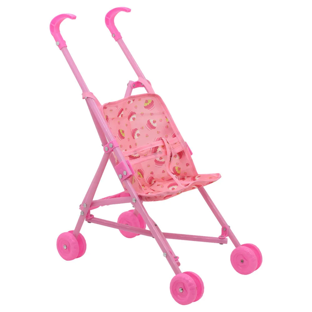 Little Darlings: Out For A Stroll - Cupcake Lollipop Pink & Blue Ensemble