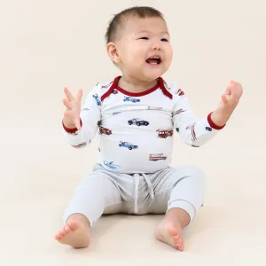 Long Sleeve Bodysuit in First Responder